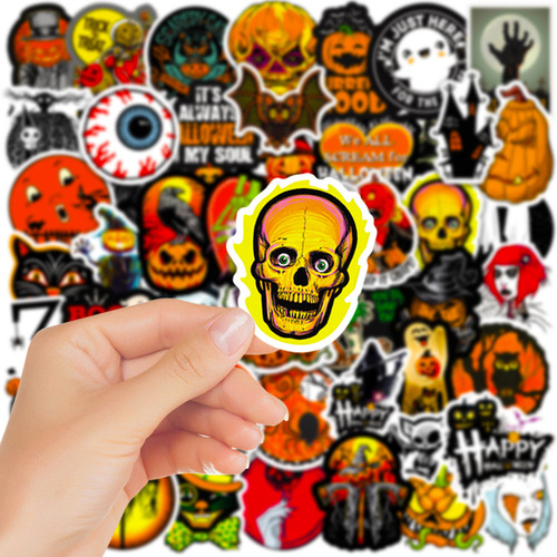 Adesivos Horror Skull Para Crianças E Decalques Góticos