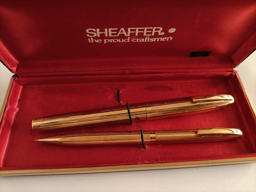 Sheaffer Triumph 777 Set Pluma Fuente Punto Xf 14k, Lapicero