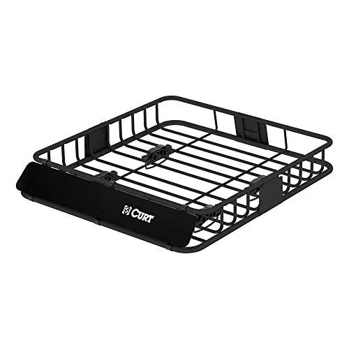 Baca De Techo Universal Curt 18115 De Acero Negro De 42 X 37