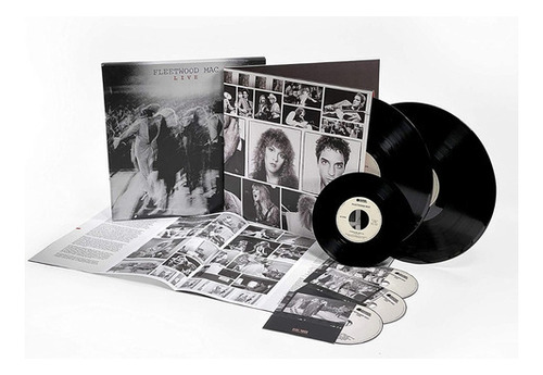 Edição Super Deluxe do Fleetwood Mac Live 2lp 3cd 7 importado