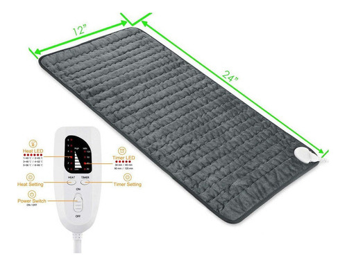 Tapete De Calefacción Eléctrica Lavable Terapéutico