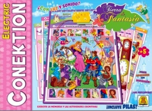 Imagen 2 de 3 de Juego De Mesa Electric Conektion Tierra De Fantasías Implas