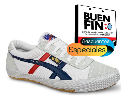 Imagen 3 de 8 de Tenis Actiger Original Modelo Volley 55 Moda Casual Retro