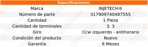 1- Sensor Tps Acelerador Sentra L4 1.8l 00/06 Injetech