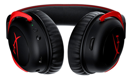 Imagen 4 de 5 de Audífonos gamer inalámbricos HyperX Cloud II Wireless HHSC2X-BA rojo