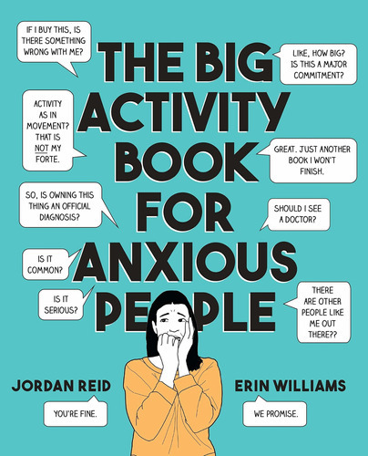 The Big Activity Book For Anxious People, De Jordan Reid. Editorial Tarcherperigee, Tapa Blanda En Inglés, 2019