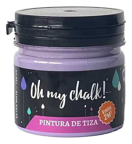 Pintura De Tiza 210cc Oh My Chalk Color Lila 