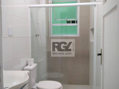 Imagem 19 de 25 de Kitnet Com 1 Dormitório À Venda, 25 M² Por R$ 210.000,00 - José Menino - Santos/sp - Kn0137