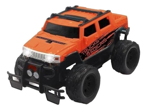 Caminhonete de controle remoto Unik Toys Trucks Radicais laranja