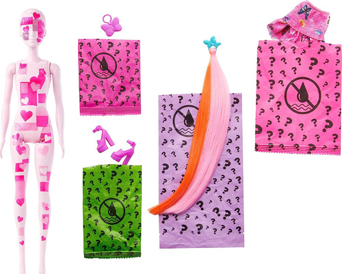 Barbie Color Reveal Doll Con 6 Sorpresas De Unboxing, Series