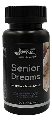 Senior Dreams 60 Caps L-triptófano L-treonato De Magnesio Sabor Natural Fnl