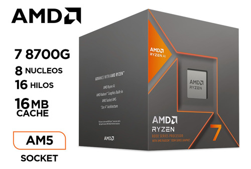 Cpu Ryzen 7 8700g Ram 64gb Ssd 1tb Wifi Bluetooth + 27 Gamer