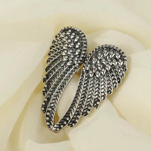 Anillos De Metal, Alas De Ángel, Alas Grandes En Forma De Co