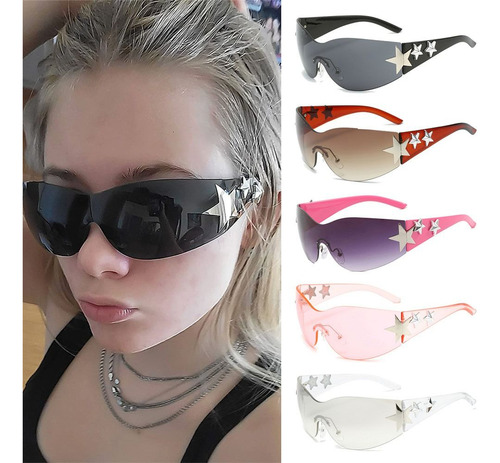 Gafas De Sol Y2k Aesthetic Shades Uv400 Con Protección Para