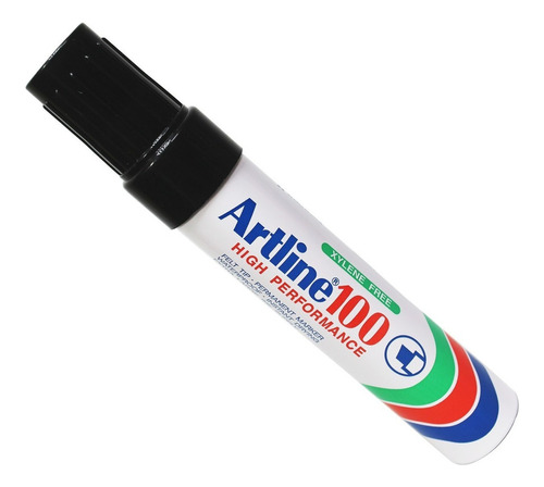 Marcador Jumbo Permanente Negro Artline Extra Grueso Cincel