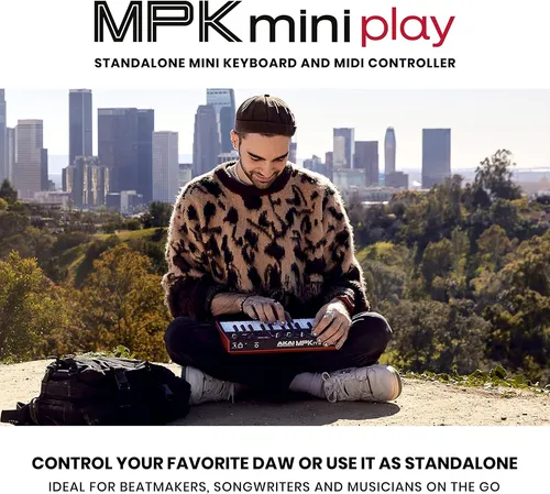 Akai Professional Mpk Mini Play Mk3 - Teclado Midi Contr...