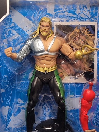 Aquaman- Jla- Dc Multiverse -collect To Build Plastic Man. (Usado)