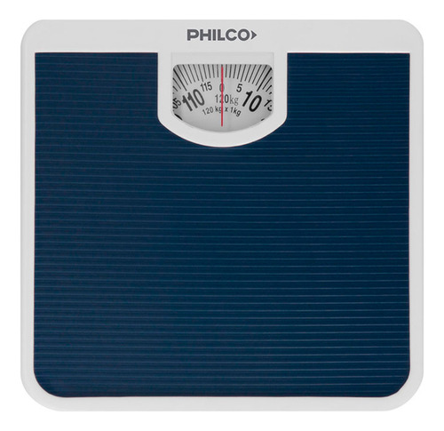 Balanza Mecánica Philco Ba1010ppi Analógica 120kg Azul - Rex