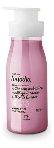 Crema hidratante de ciruela y flor de cerezo Natura Tododia 400 ml