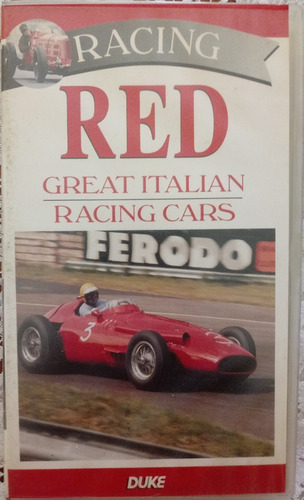 Red Great Italian Racing Cars (vhs Inglaterra)