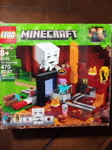 Minecraft lego nether portal sale