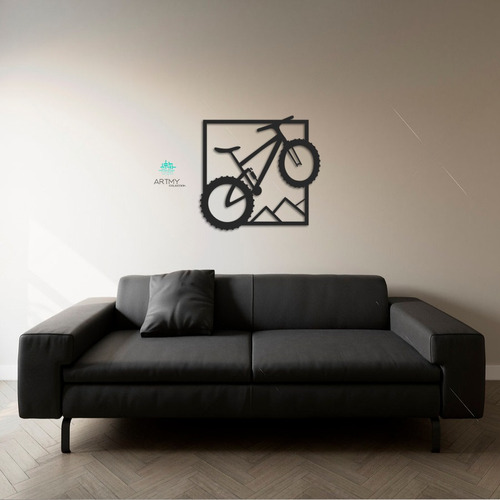  Cuadro Decorativo Sala Recamara Madera / Bicicleta 