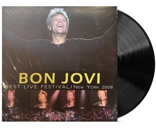 Bon Jovi Best Live Festival New York 2008 Vinilo Lp