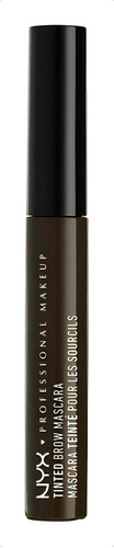 Gel Para Cejas Nyx Professional Tinted Brow Mascara 6.2 Gr Talle - Color Black