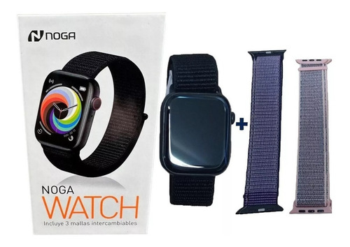 Imagen 6 de 7 de Smartwatch Noga Reloj Inteligente Ng-sw11 Mallas Nylon Csi