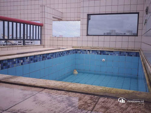 Imagem 23 de 26 de Cobertura Com 3 Dormitórios À Venda, 207 M² Por R$ 1.100.000,00 - Tupi - Praia Grande/sp - Co0004