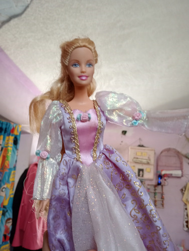 Barbie Rapunzel De Mattel - Muñeca Encantadora Y Mágica (Usado)