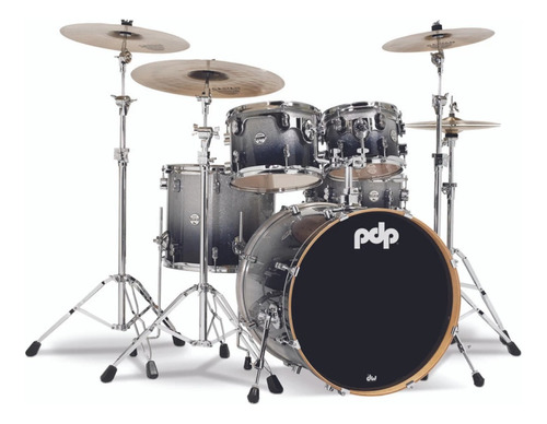 Batería Acústica De 5 Cuerpos Pdp Pdcm2215 Concept Maple Color Gris