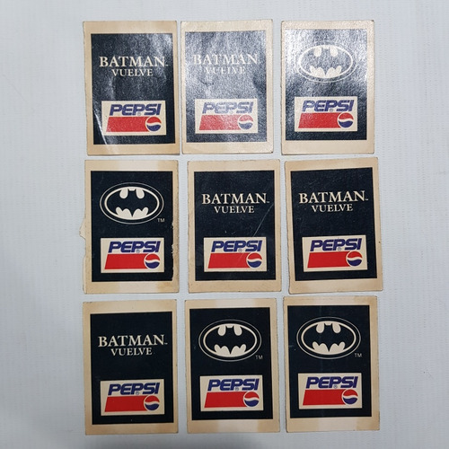 Imagen 4 de 8 de Antiguas Figuritas Batman Vuelve Pepsi 1992 Lote Mag 59601