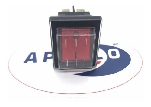 Imagen 4 de 6 de Boton Interruptor Encendido Apagado Aspiradora Rojo Con Led