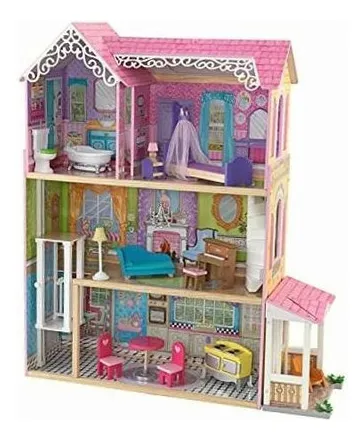 Casa de muñecas de madera best sale kidkraft