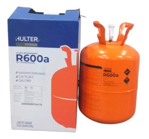 Fluido Gás Refrigerante Hulter R600a Isobutano Onu1969 6,5kg