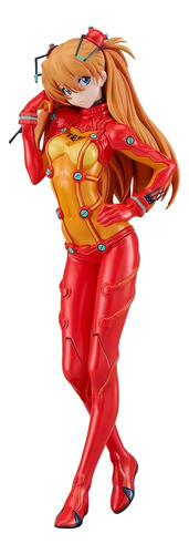 Figura Asuka Langley Anime Evangelion Plamax Armable