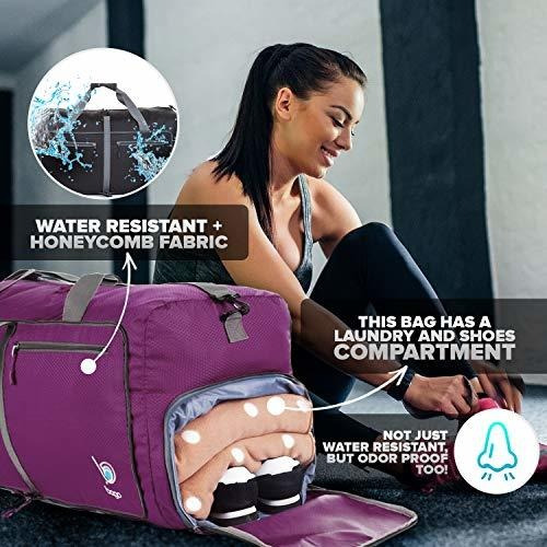 23  Plegable Bago 60l Packable Duffle Bag For Women & Men 