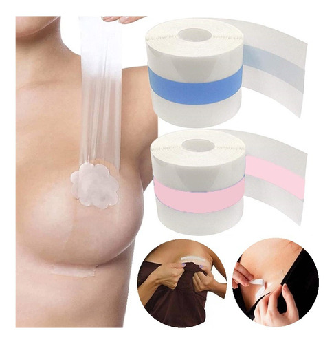 Boob Tape Cinta Levanta Senos Brasier Invisible De 5 Metros