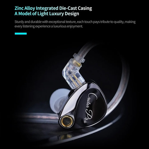 Auriculares Hifi Kz Castor Pro, Versión Iem, Con Micrófono