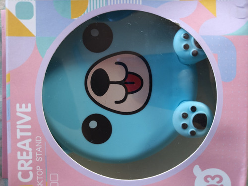 Soporte Base De Celular Ajustable Diseño Kawaiicaritatigrito
