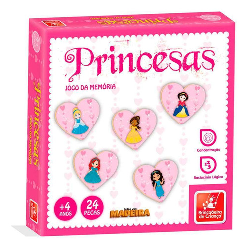 Princesas Jogo Da Memória - Brincadeira De Criança 8344