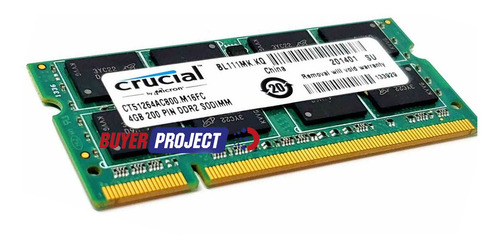 Memoria Ram Crucial Ddr2 4gb Pc2-6400 800 Mhz Sodimm Laptop