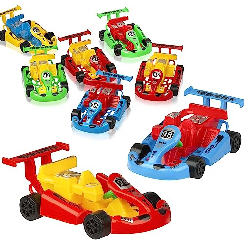 16pcs Mini Go Karts Wind Up Car Assorted Little Pull Ba...