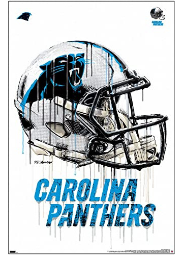 Trends International Nfl Carolina Panthers - Drip Helmet 20