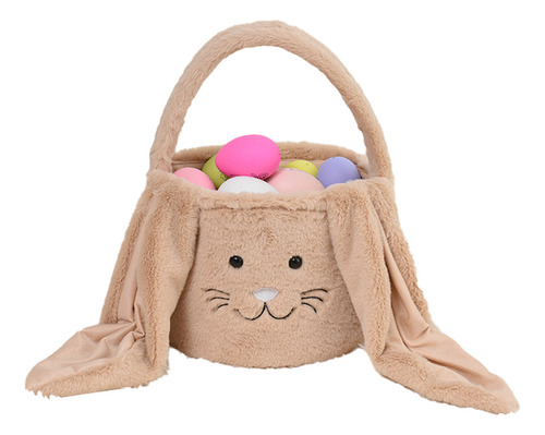 Bolsas Con Orejas Largas De Conejo De Peluche W Happy Easter