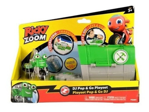 Playset Garage Transformable Ricky Zoom Ricky Dj Pop Go 
