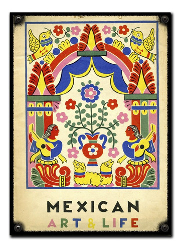 #353 - Cuadro Vintage 30 X 40 - No Chapa México Cartel 