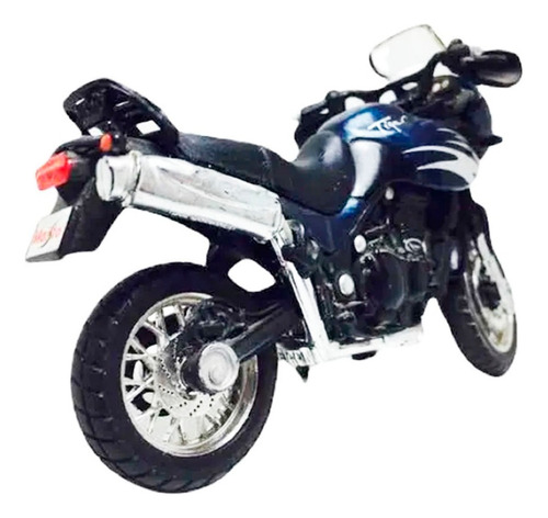 Miniatura Moto Triumph Tiger 800 Big Trail Maisto 1:18 Cor Azul