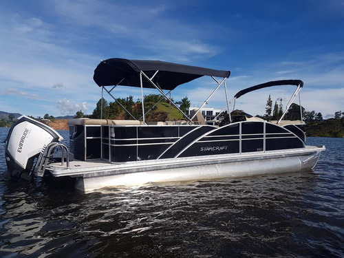 Pontoon Boat Starcraft Mx23c Motor Evinrude G2 150hp